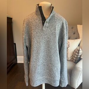 Sonoma Heather Gray Fleece Pullover